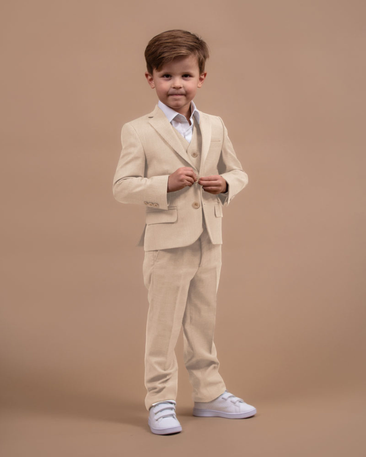 Costume Beige Tenue Mariage GarÃ§on Ans AJAX KIDS BEIGE