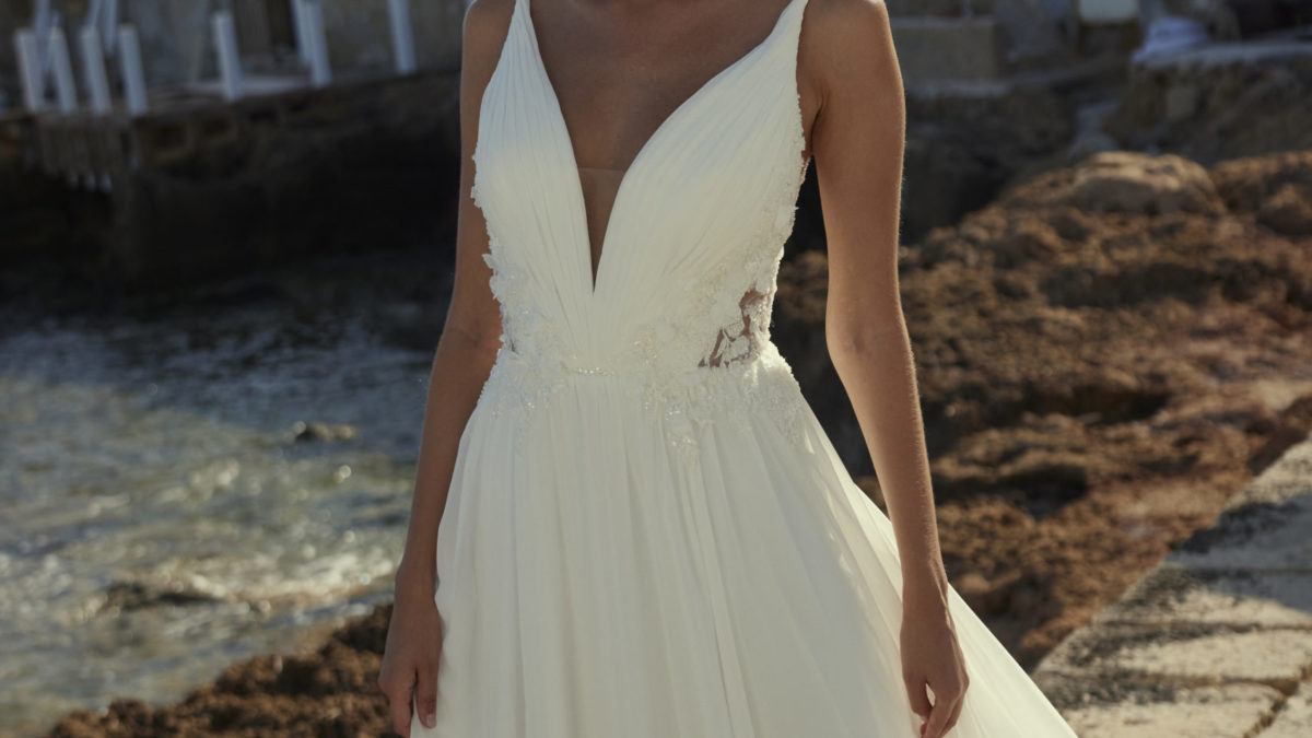 Robe De Mariée Ou De Soirée Eliza J Trompette En Dentelle Sans Bretelles - Taille 4, Neuve Sans étiquette