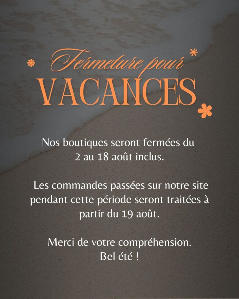 Fermeture boutiques