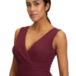 robe aurélia bordeau