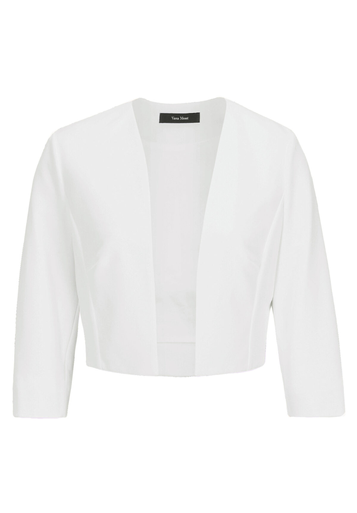 boléro satin blanc