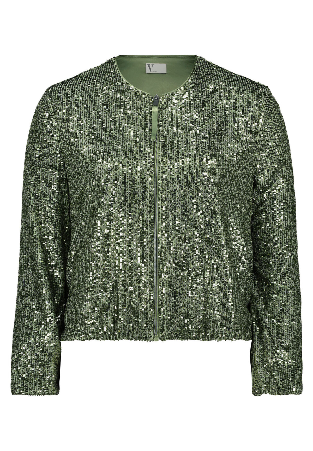 VESTE PAILLETTE VERTE