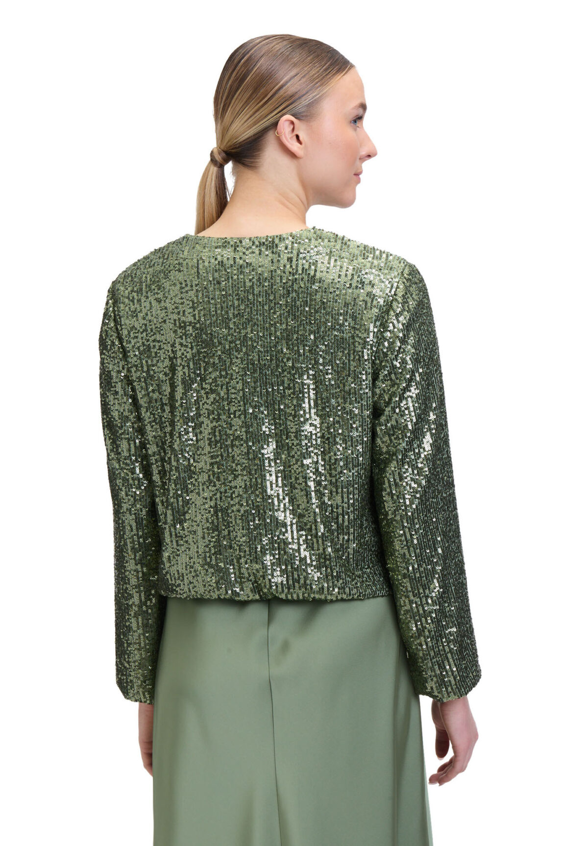 VESTE PAILLETTE VERTE