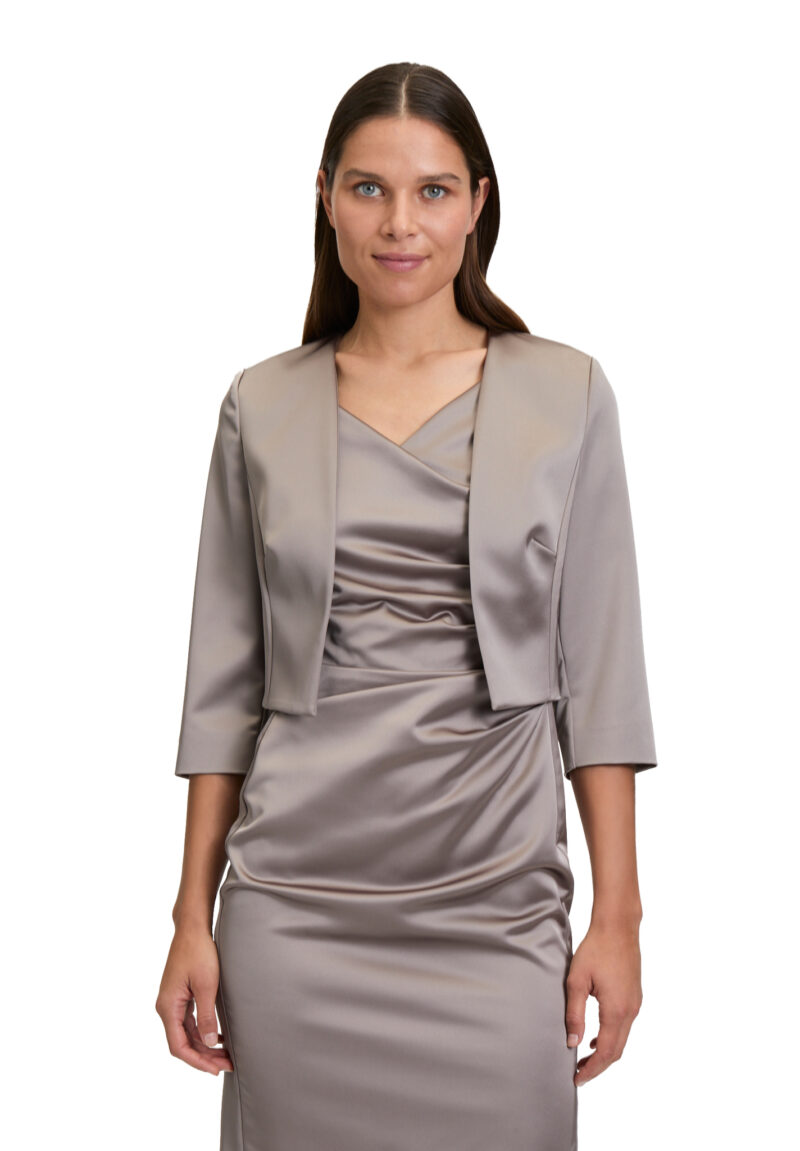 bolero satin taupe